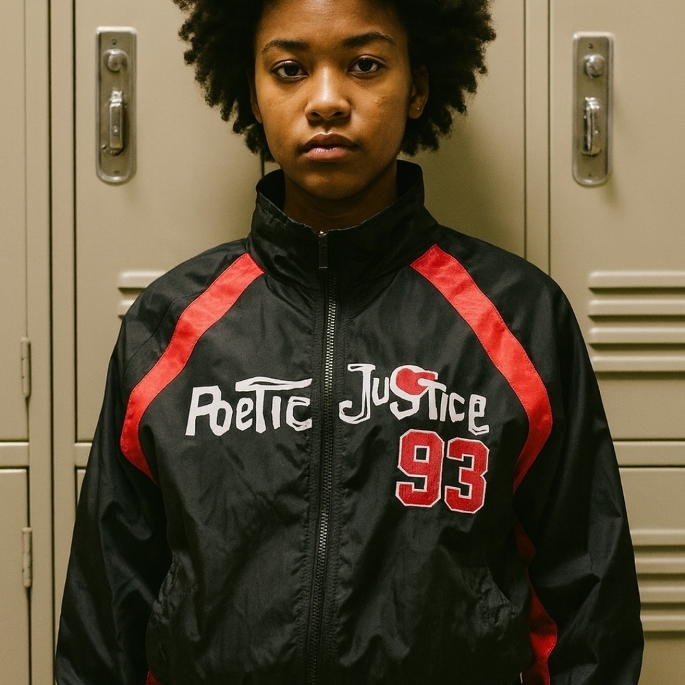Chemistry Black Jacket with Red Detail